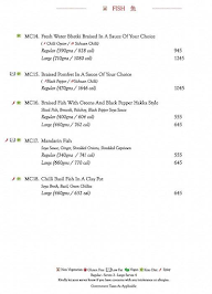 Mainland China menu 8