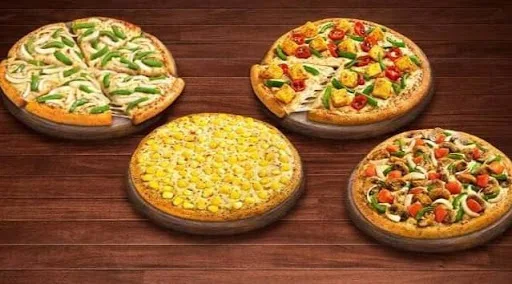 New York Veg Double 4 Pizza Combo [12 Inches]