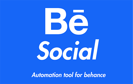 BeSocial - Social Automation for Behance Preview image 0