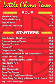 Little China Town menu 1