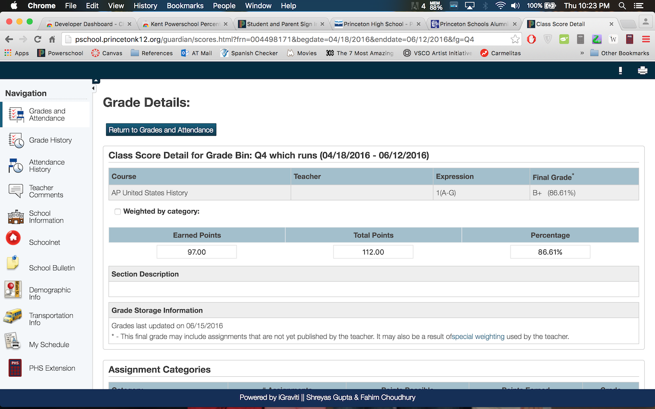 Princeton High Powerschool Calculator Preview image 0