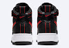 air force 1 high winter black red white