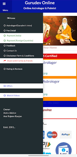 Screenshot Gurudev Online : Astrologer