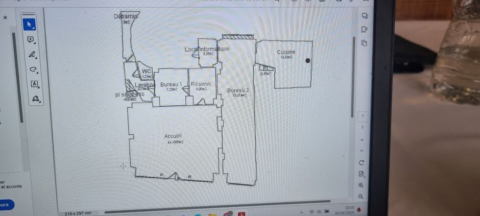 Vente locaux professionnels  117 m² à Paris 10ème (75010), 866 250 €