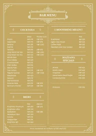 Mazdana Restuarant & Bar menu 2