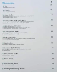 Mayur Restaurant menu 1