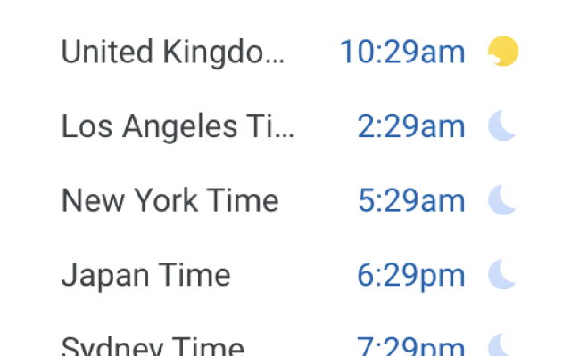 Google Calendar - Secondary timezone switch Preview image 0