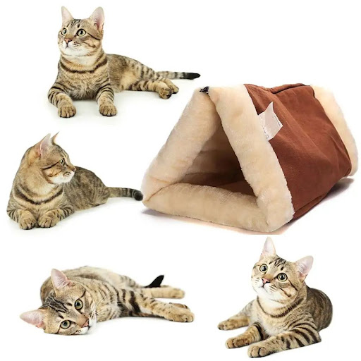 Title 2, Foldable Snooze Tunnel Mat for Cats and Dogs. C...
