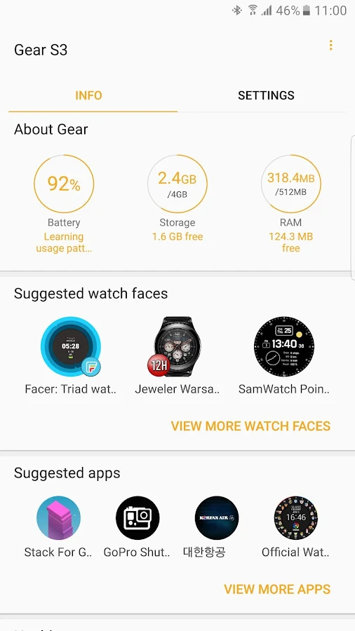    Samsung Gear- screenshot  