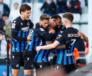 📷 Club Brugge-spelers vieren winst tegen KAA Gent met opvallende spandoek