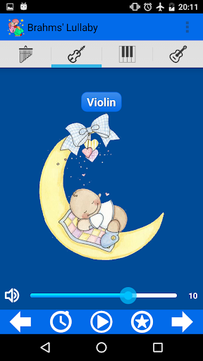 Screenshot Brahms' Lullaby for babies