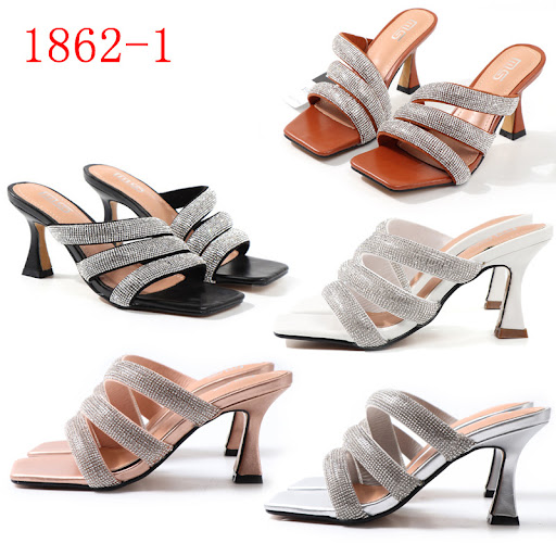 Title 6, Rhinestone Womens Sandals Comfortable Stiletto ...