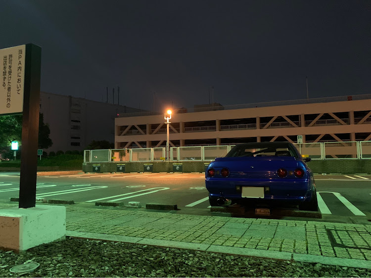 スカイライン GT-Rのガレージアクティブ・ブルー・深リム・WORK MEISTER S1 3P・ナイトドライブに関するカスタム事例の投稿画像6枚目