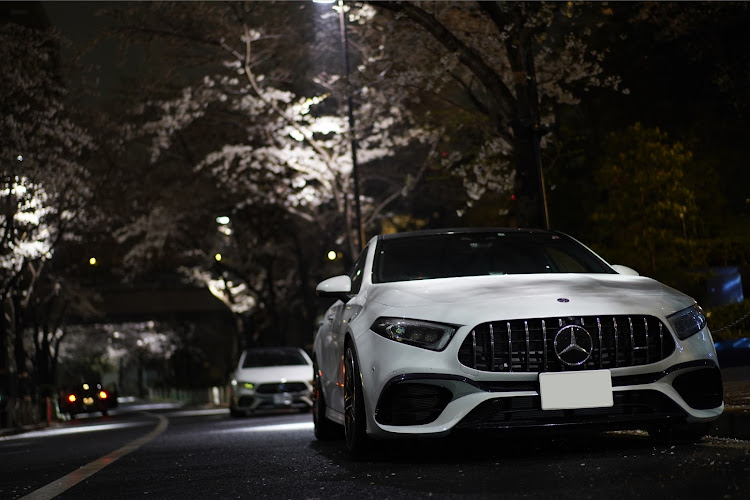 Aクラス ハッチバックのA45S・写活・夜桜コラボ・夜桜コラボ🌸に関するカスタム事例の投稿画像1枚目