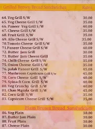 S.V Juice Junction menu 1