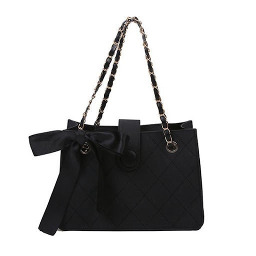 Title 2, Fashion Texture Rhombic Chain Crossbody Bag. St...