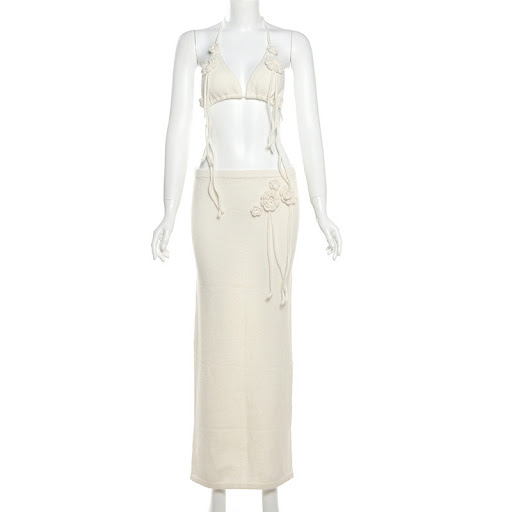 Title 16, European And American Hot Girl Knitted Sleevele...