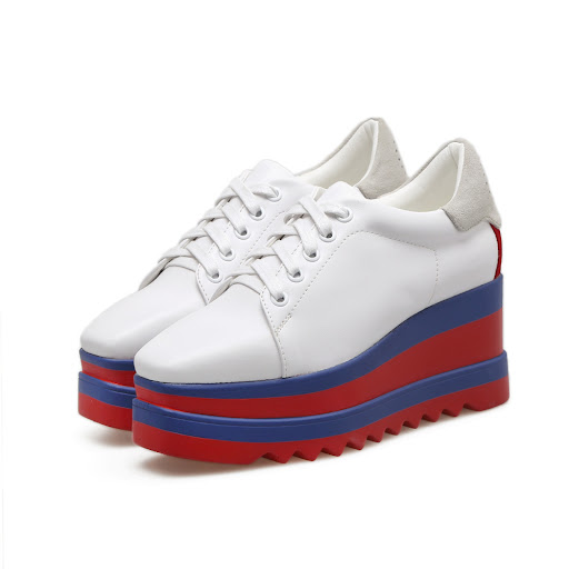 Title 12, Ladies High-Heeled Single Shoes Wedge Casual Co...