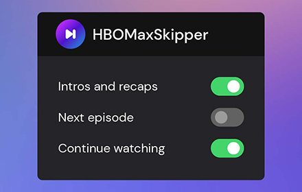 HBOmax Skipper: skip intros & recaps Preview image 0