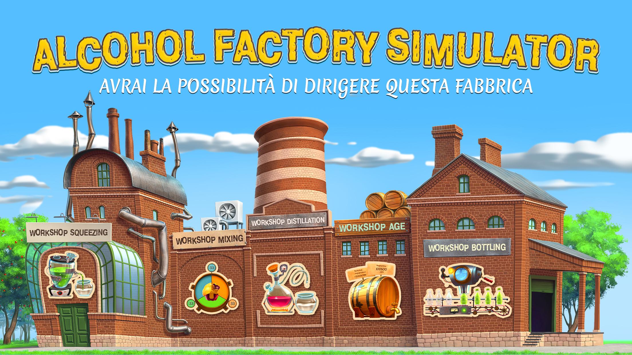 Android application Alcohol Factory Simulator screenshort