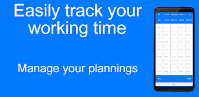 Planningify Work time schedule Screenshot