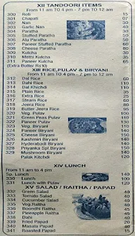 Hotel Priyanka menu 4