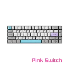 Bàn phím cơ không dây AKKO 3068 Silent Gateron Pink Switch