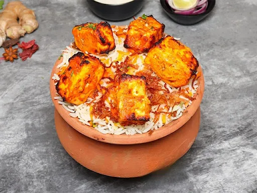 Paneer Tikka Hyderabadi Full Biryani