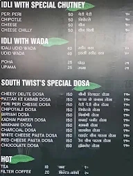 South Twist menu 4