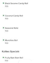 Rollz menu 2