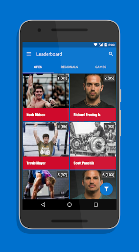 Crossfit Games Leaderboard