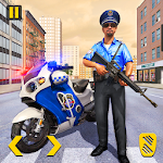 Cover Image of Download Police Moto Bike Chase – Free Shooting Games  APK