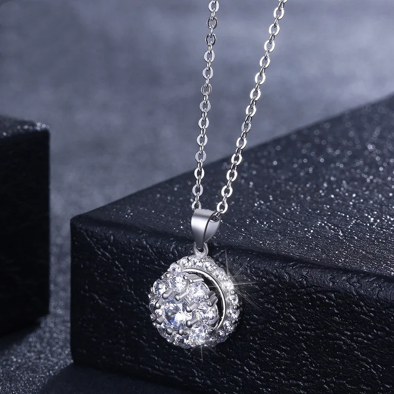 Title 1, Collier de clavicule rotatif en argent sterling...