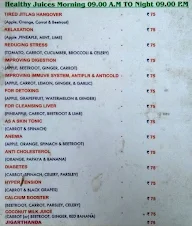 Dhaniya Soru menu 1