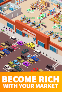 تحميل لعبة Idle Supermarket Tycoon مهكرة 2024 للاندرويد