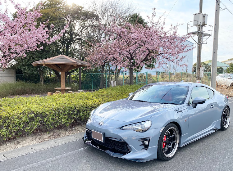 86の河津桜・PROJECT.R・ソリッドグレーに関するカスタム事例の投稿画像1枚目