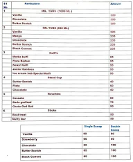 Ice Cream Hub menu 1