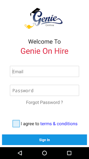 Screenshot Genie On Hire