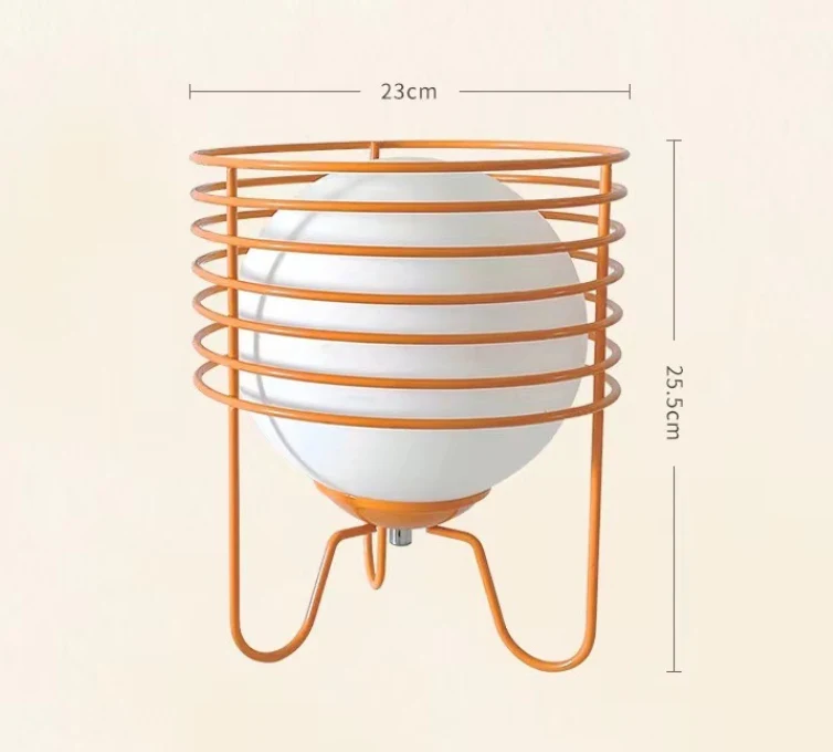 Lampada da tavolo moderna stile Dopamina, design retrò mid-ancient, per un'illuminazione calda e un tocco vintage in ogni ambiente.