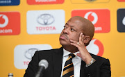 Kaizer Chiefs football manager Bobby Motaung during the club's press conference at FNB Stadium on May 26 2022 to announce new coach Arthur Zwane.