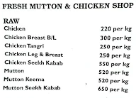Qureshi's Kabab Corner menu 3