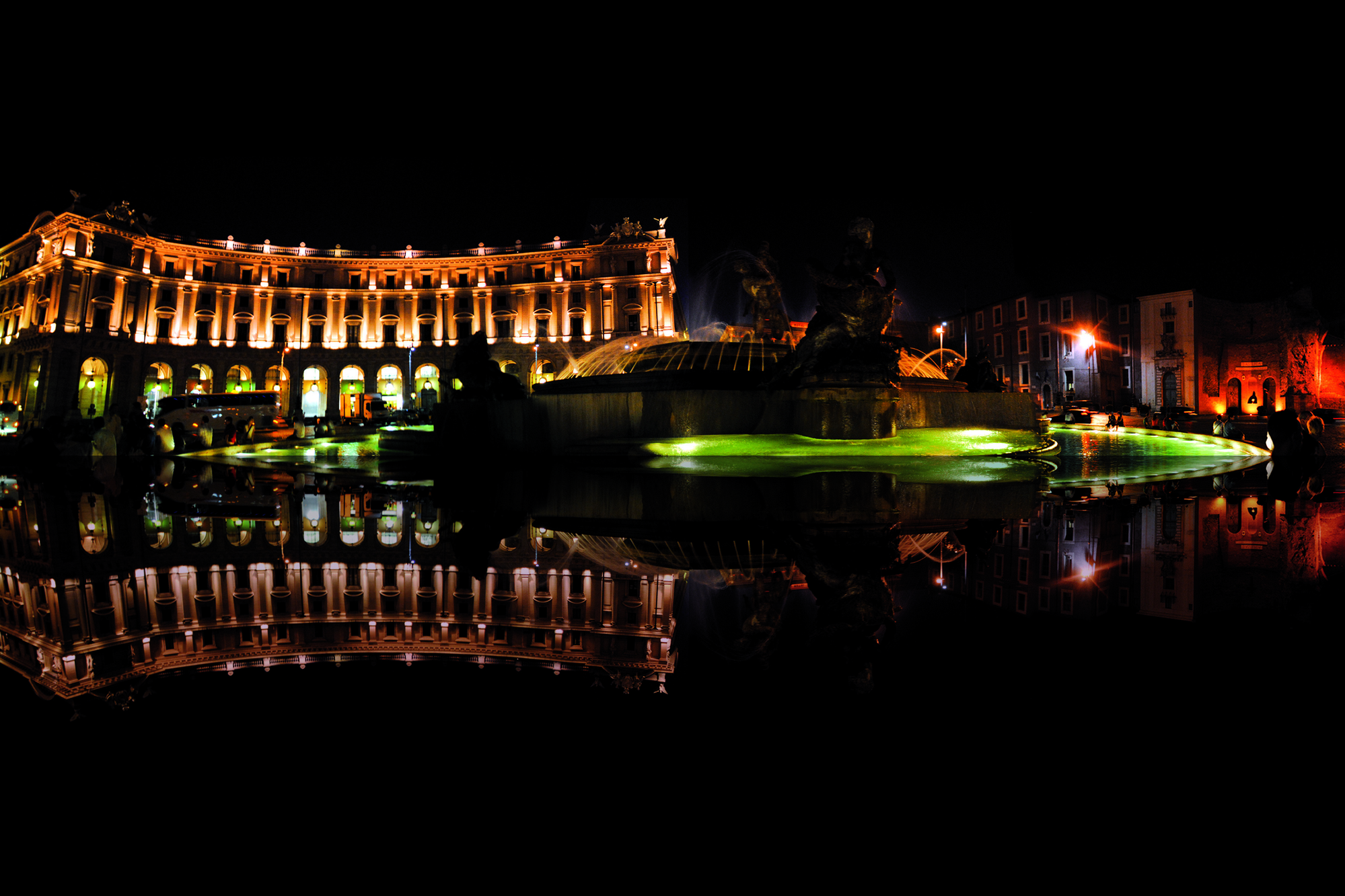 affascinante Piazza della Repubblica a Roma di sc