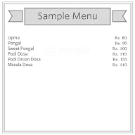 Anna Dosa Cafe menu 1