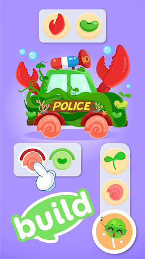 CandyBots Cars & Trucksud83dude93Vehicles Kids Puzzle Game screenshots apkspray 13