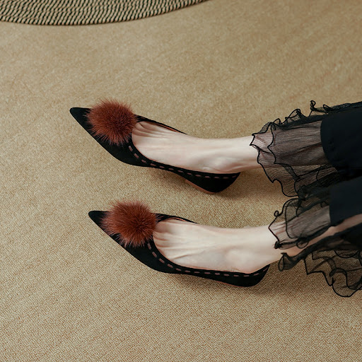 Title 5, Womens Elegant Leather Pointed Toe Pump Shoes ...