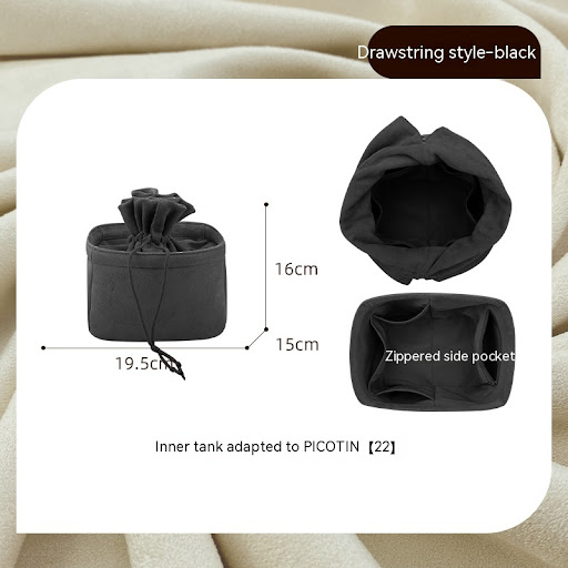 Title 5, Inner Lined Bag with a Bucket-shaped Within-bag...
