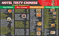 Tasty Chinese menu 1