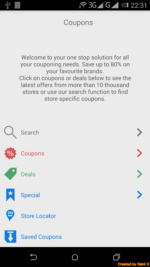Haircut Coupons Screen 3