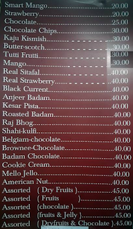 Chandrakant Brothers & Ice Cream menu 1