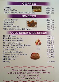 Pummy Sweets & Restaraunt menu 1